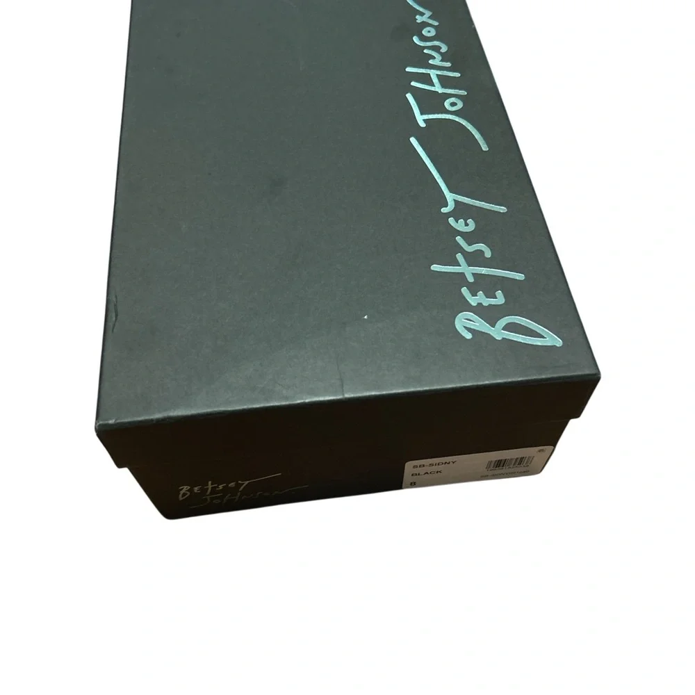 Betsey Johnson Sidny Black Rhinestone Platform Sneakers Size 8 NIB - Picture 9 of 9